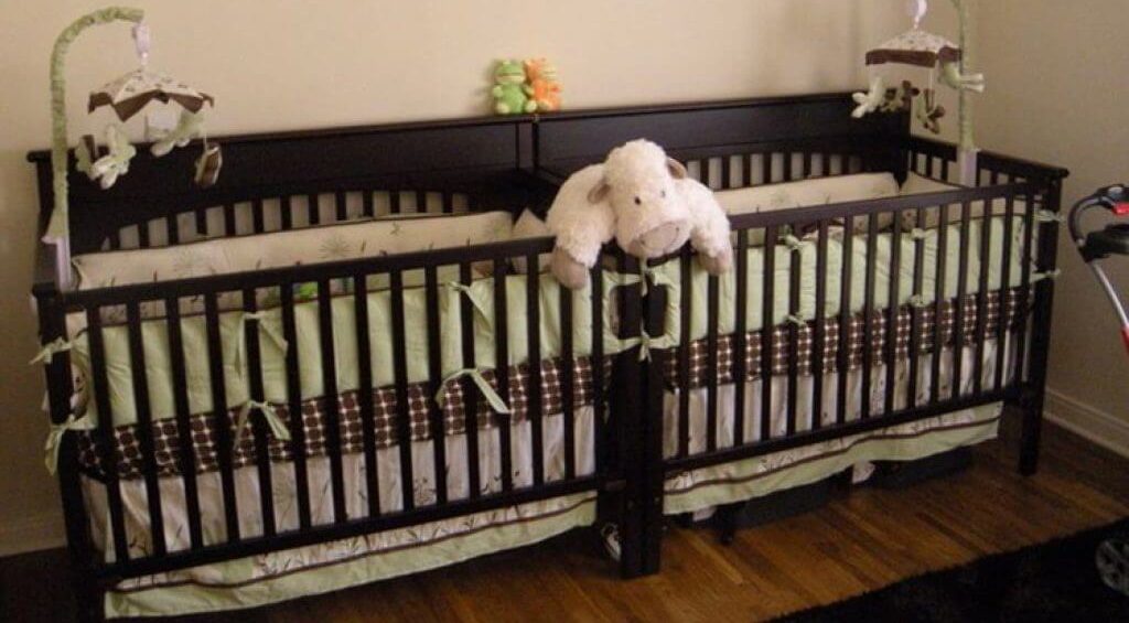 double crib for twins